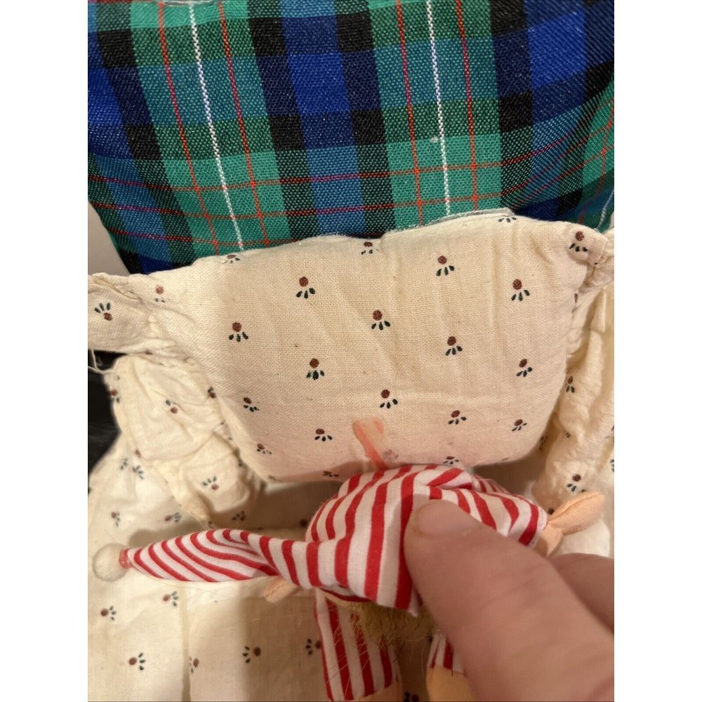 Vintage 80's Elf Christmas Tissue Box Cover Rectangle - Picture 3 of 6